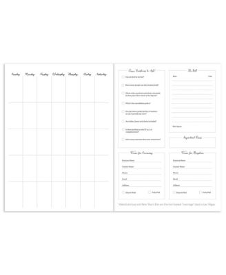 Woah! Undated 7.5"x10.25" Monthly Wedding Planner