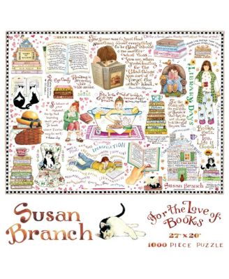 1000 Piece Books & Cats Susan Branch Jigsaw Puzzle
