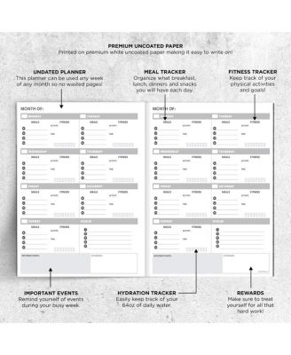 Food & Fitness Wellness Planner