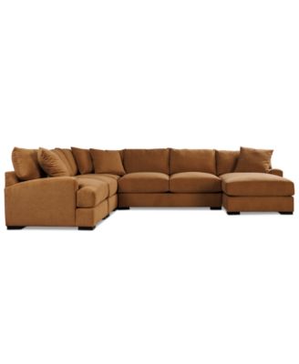 Rhyder 5-Pc. Fabric Chaise Sectional