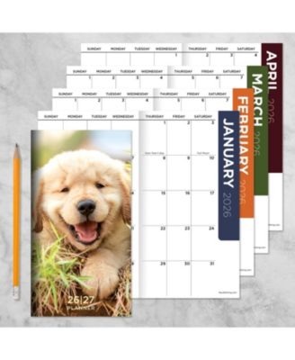 2026-2027 Dog Small Monthly Pocket Planner