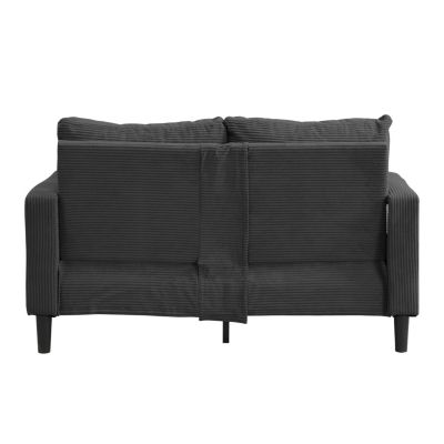 57" Loveseat Sofa, Wooden Frame, Comfy, Modern Style