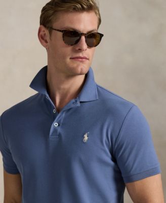 Men's Classic-Fit Stretch Mesh Polo Shirt