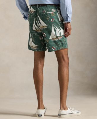 Men's 8" Classic-Fit Sailboat Chino Shorts