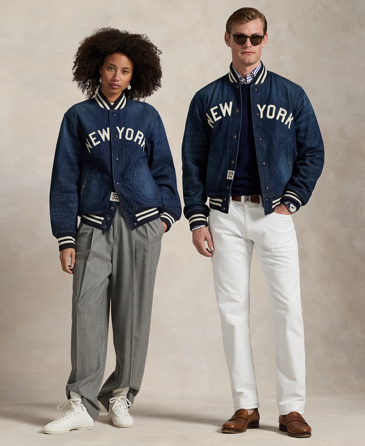 Unisex Yankees Denim Jacket - Yorkton