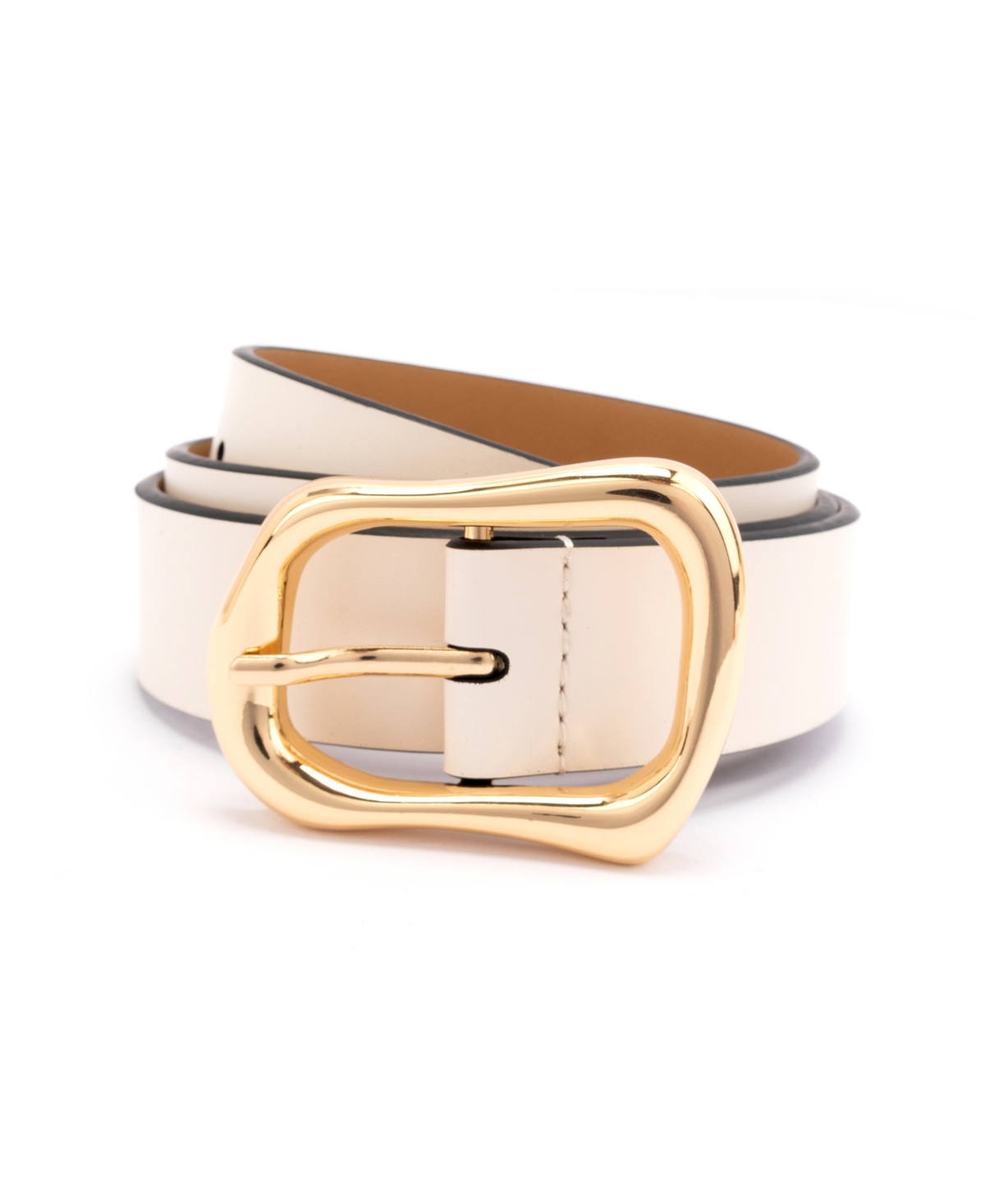 Women's 30mm Molten Metal Buckle Belt - Black