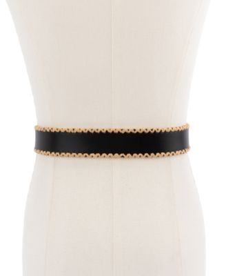 Women's 35mm Straw Edge Belt