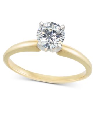 Diamond (1 ct. t.w.) Engagement Ring in 14K White, Yellow or Rose Gold