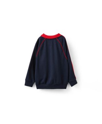 Big Boys Little/Big Polo Collar Fleece Top