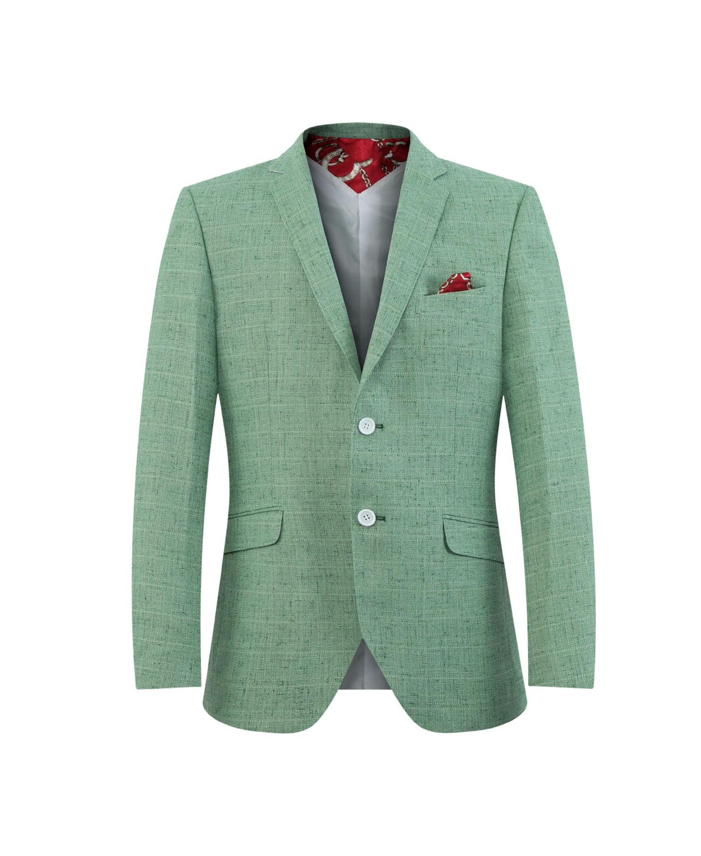 Куртка Elie Balleh Olive Slim Fit Mélange Jacket для мальчиков, цвет: Оливковый — фото 1