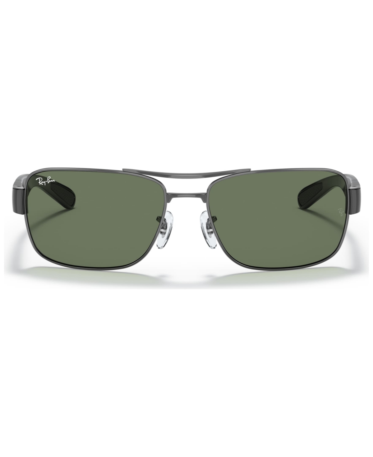 Shop Ray Ban Sunglasses, Rb3522 In Gunmetal,green