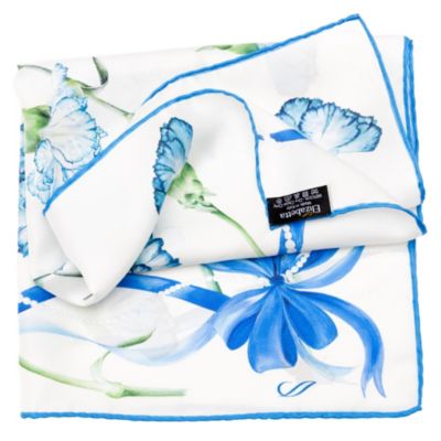 Dianthus - Silk Bandana for Women