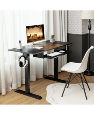 48 Inch Standing Desk with Keyboard Tray