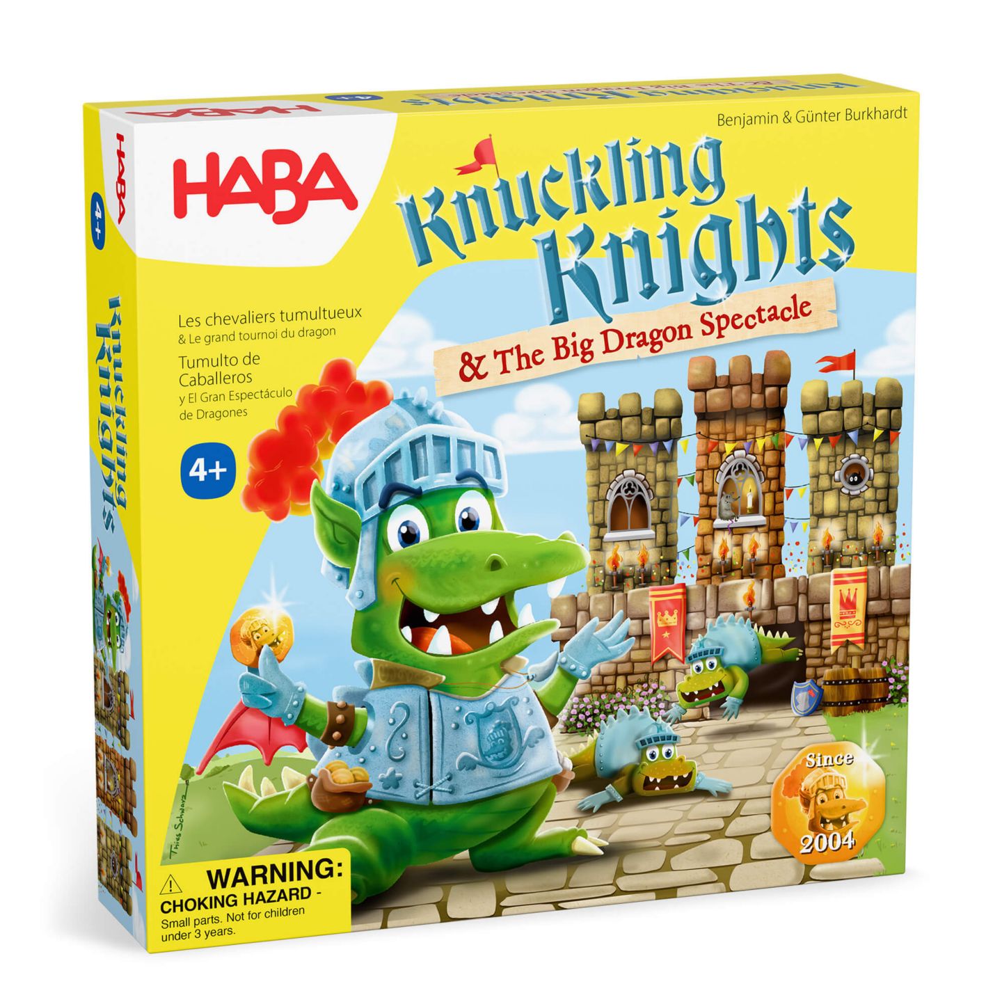 Детская настольная игра Haba Knuckling Knights Strategy Board Game with Secret Doors, Ages 4+, цвет: Mutli — фото 1