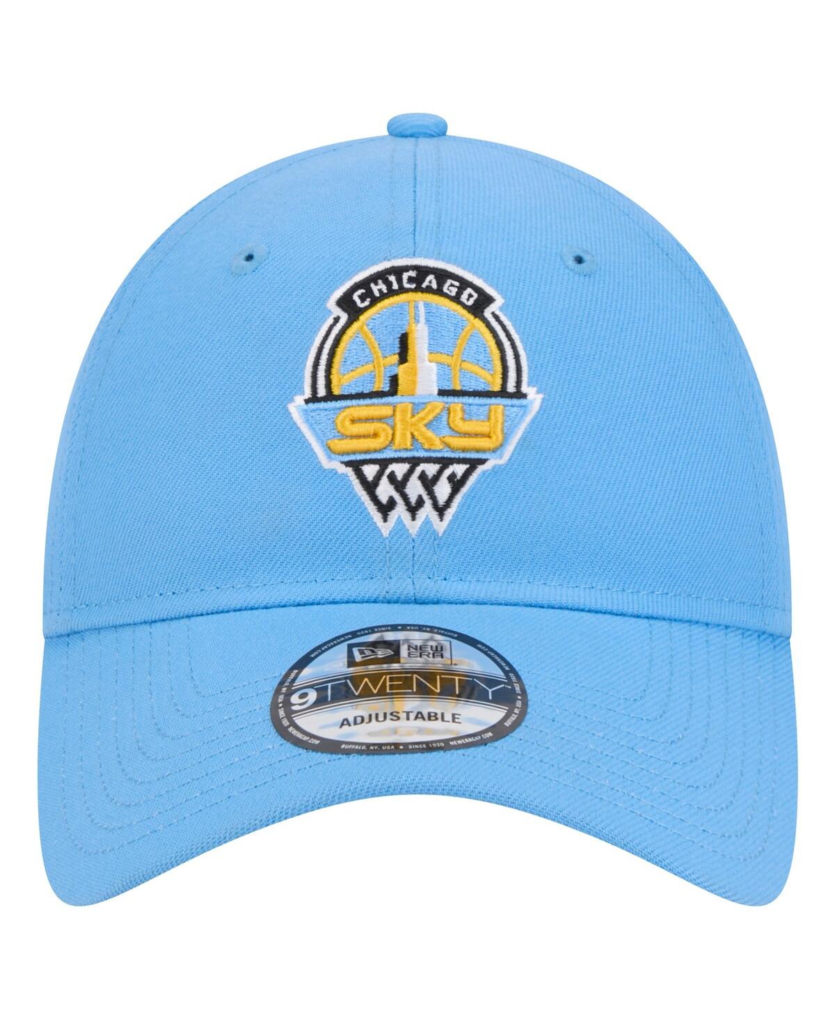 New Era Men's And Women's Sky Blue Chicago Sky Core Logo 9twenty Adjustable Hat