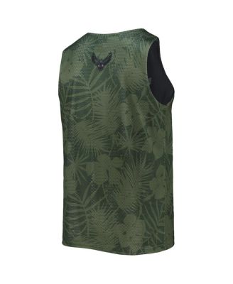 Men's Green/Black Rochester Knighthawks Reversible Mesh Tank Top