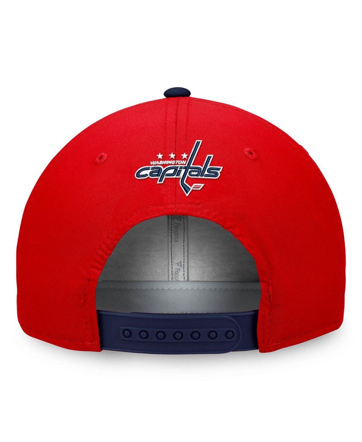 Fanatics Men's Red Washington Capitals Defender Adjustable Hat