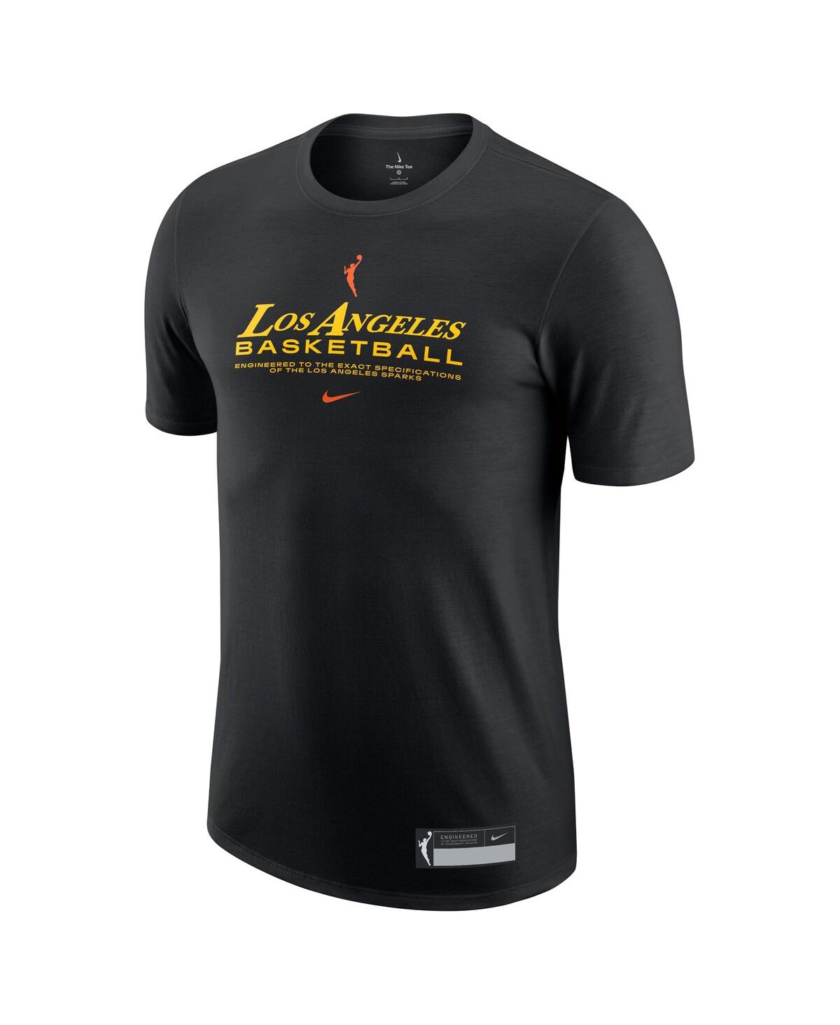 Nike Men's Black Los Angeles Sparks On-Court Legend Essential Practice Performance T-Shirt