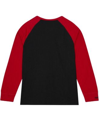 Men's Black Oklahoma Sooners Legendary Slub Raglan Long Sleeve T-Shirt