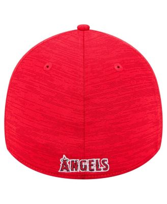 Men's Red Los Angeles Angels Tech 39THIRTY Flex Hat