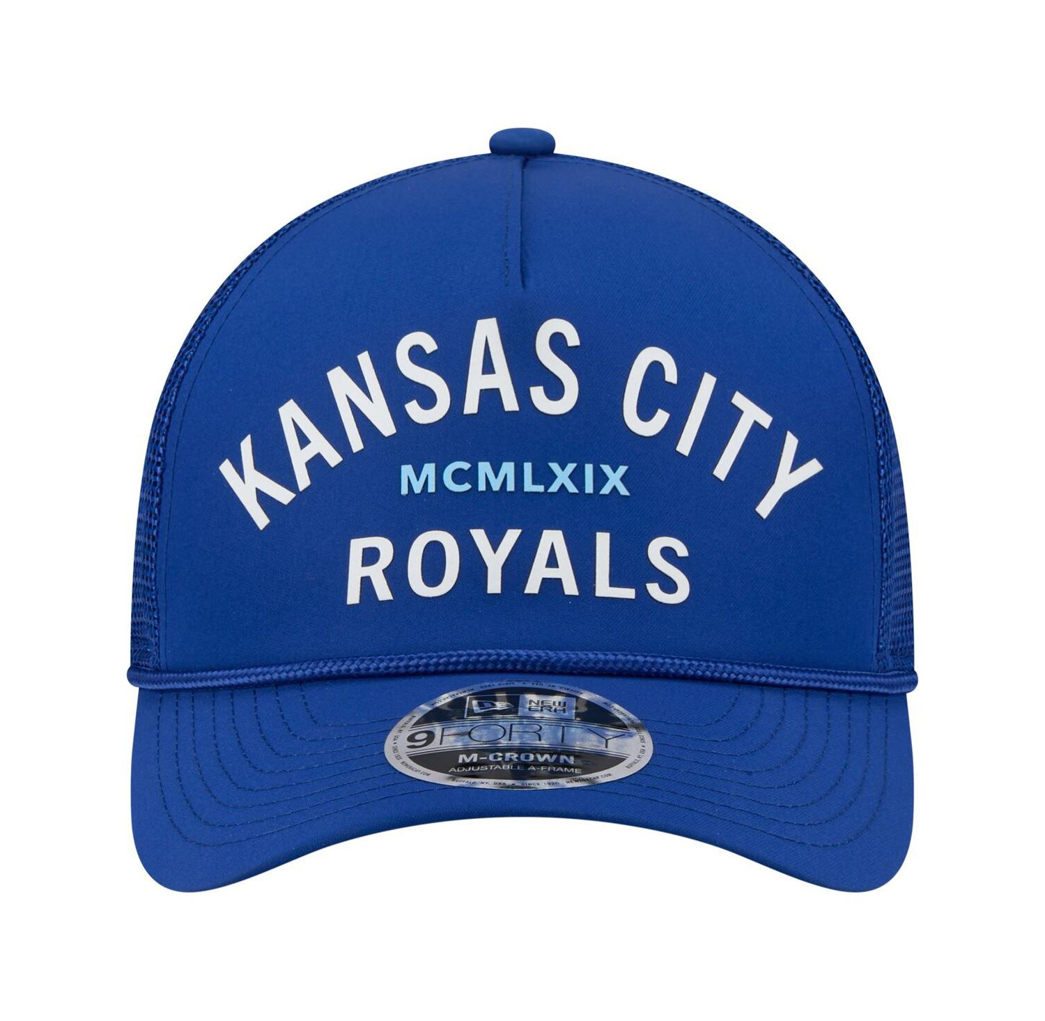 Men's Royal Kansas City Royals Minimalist 9FORTY A-Frame Adjustable Hat