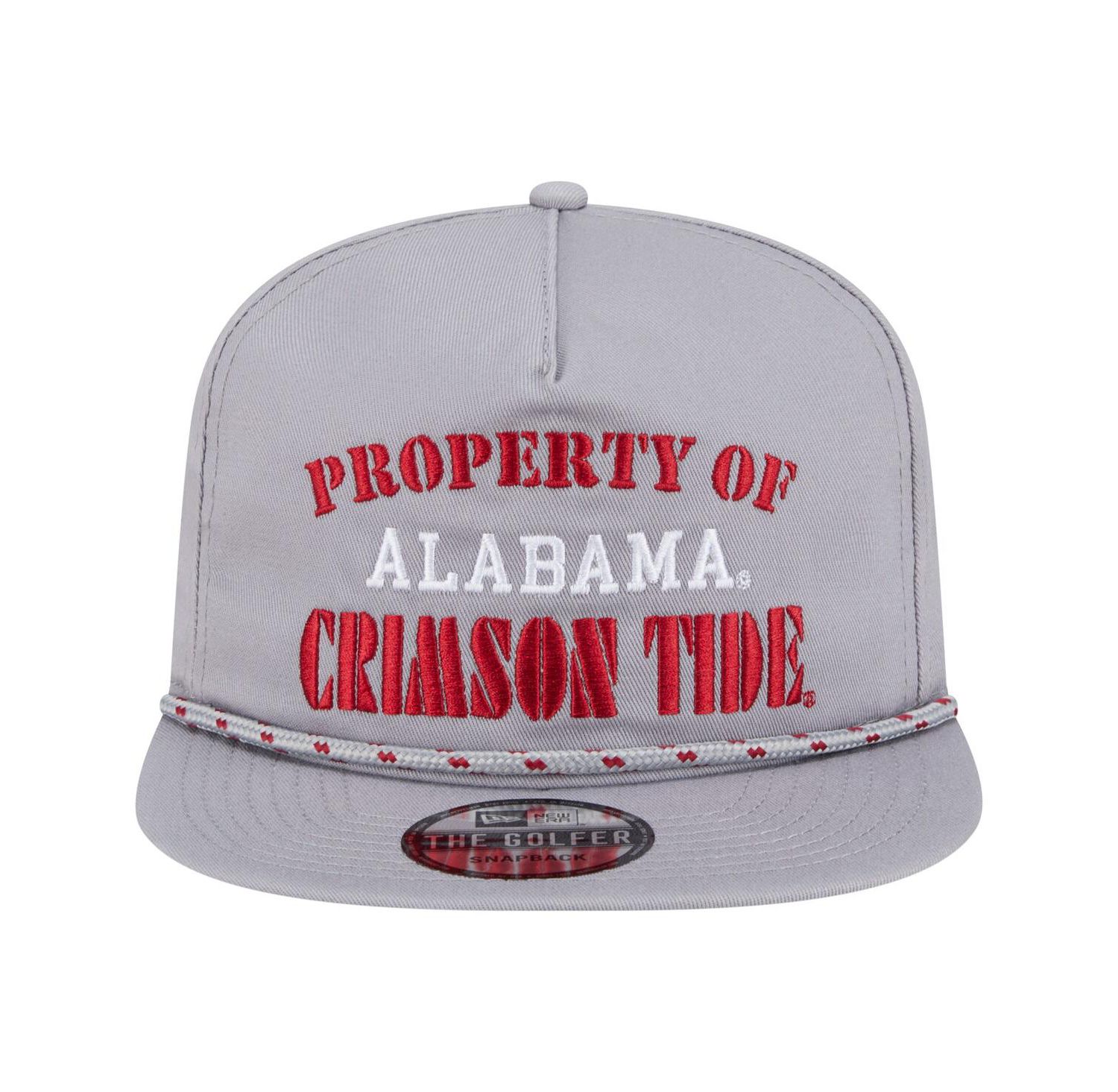 Men's Gray Alabama Crimson Tide Golfer Vintage Adjustable Hat