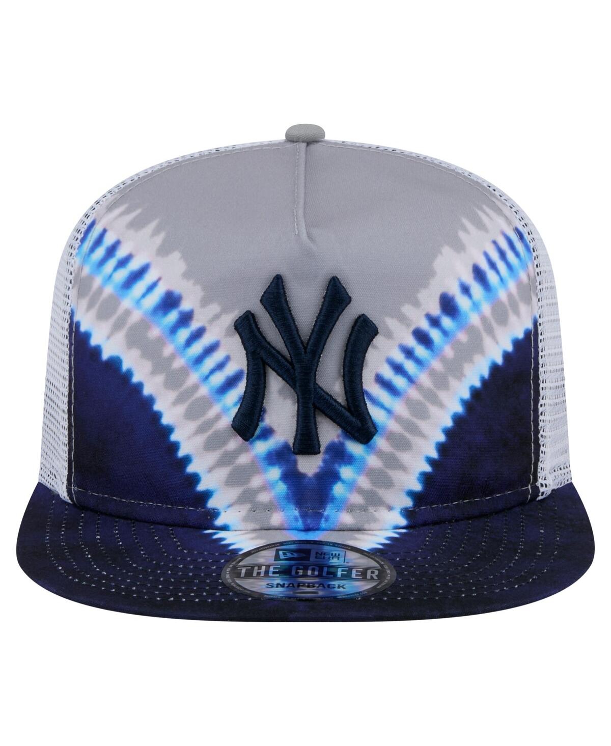 New Era Men's New York Yankees Tie-dye Golfer Trucker Adjustable Hat