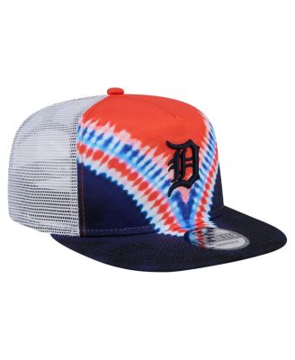 Men's Detroit Tigers Tie-Dye Golfer Trucker Adjustable Hat