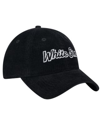 Women's Black Chicago White Sox Corduroy 9TWENTY Adjustable Hat