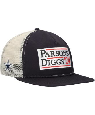New Era - Men's Navy/Natural Dallas Cowboys Election Trucker Golfer Snapback Hat