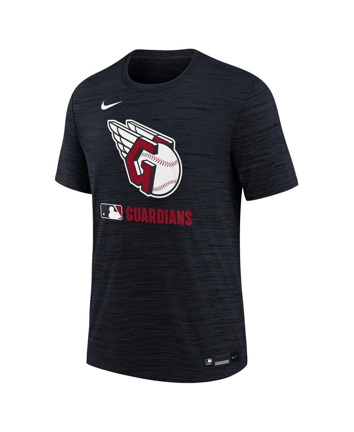 Nike Big Boys And Girls Navy Cleveland Guardians Authentic Collection Velocity Performance T-shirt