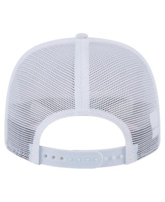 Men's White Los Angeles Chargers Adventure Flamingo Pattern 9SEVENTY Stretch Snap Hat