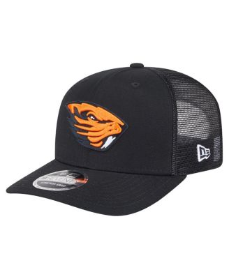 Men's Black Oregon State Beavers Primary 9SEVENTY Trucker Stretch Snap Hat