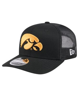 New Era - Men's Black Iowa Hawkeyes Primary 9SEVENTY Trucker Stretch snap Hat
