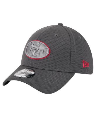 New Era - Men's Graphite San Francisco 49ers Main 39THIRTY Flex Hat