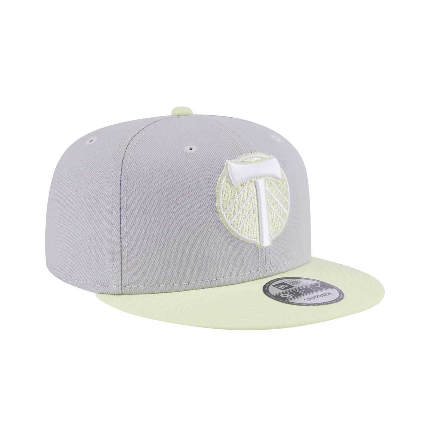 Мужские головные уборы New Era Gray Portland Timbers Color Pack Two-Tone 9FIFTY Snapback Hat — фото 3