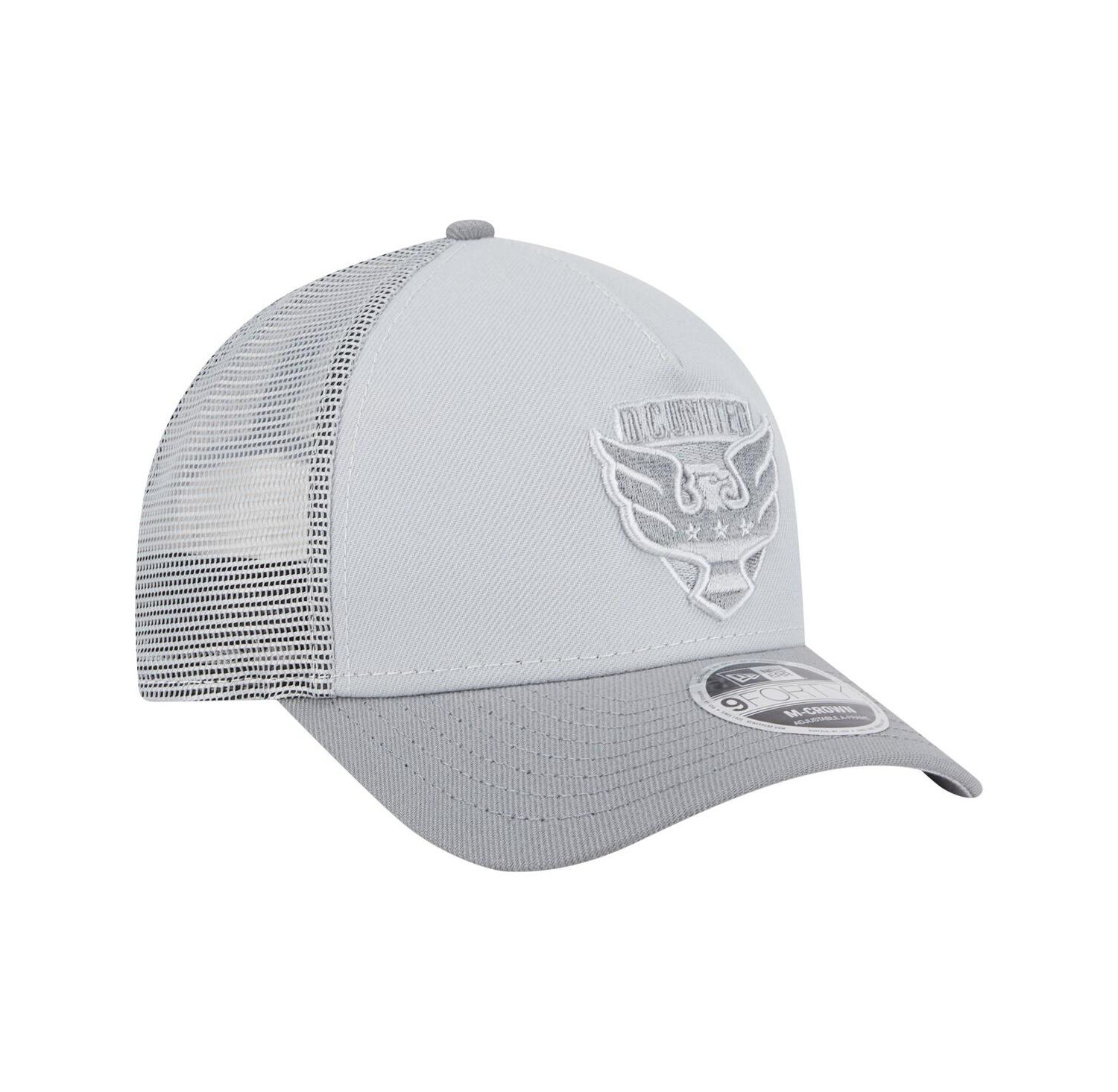 Men's Gray D.C. United Color Pack 9FORTY A-Frame Adjustable Trucker Hat