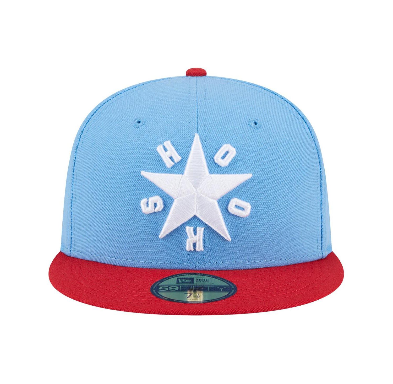 Men's Light Blue Corpus Christi Hooks Authentic Collection 59FIFTY Fitted Hat