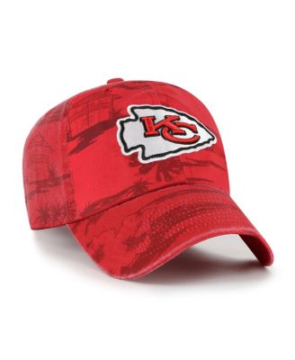 Men's Red Kansas City Chiefs Fiji Clean Up Adjustable Hat