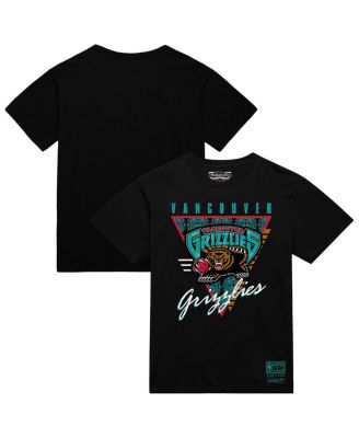 Mitchell & Ness - Men's  Black Vancouver Grizzlies Worldwide Collection Tri-Logo T-Shirt