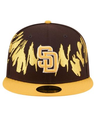 Men's Brown/Gold San Diego Padres Retro Pattern 59FIFTY Fitted Hat