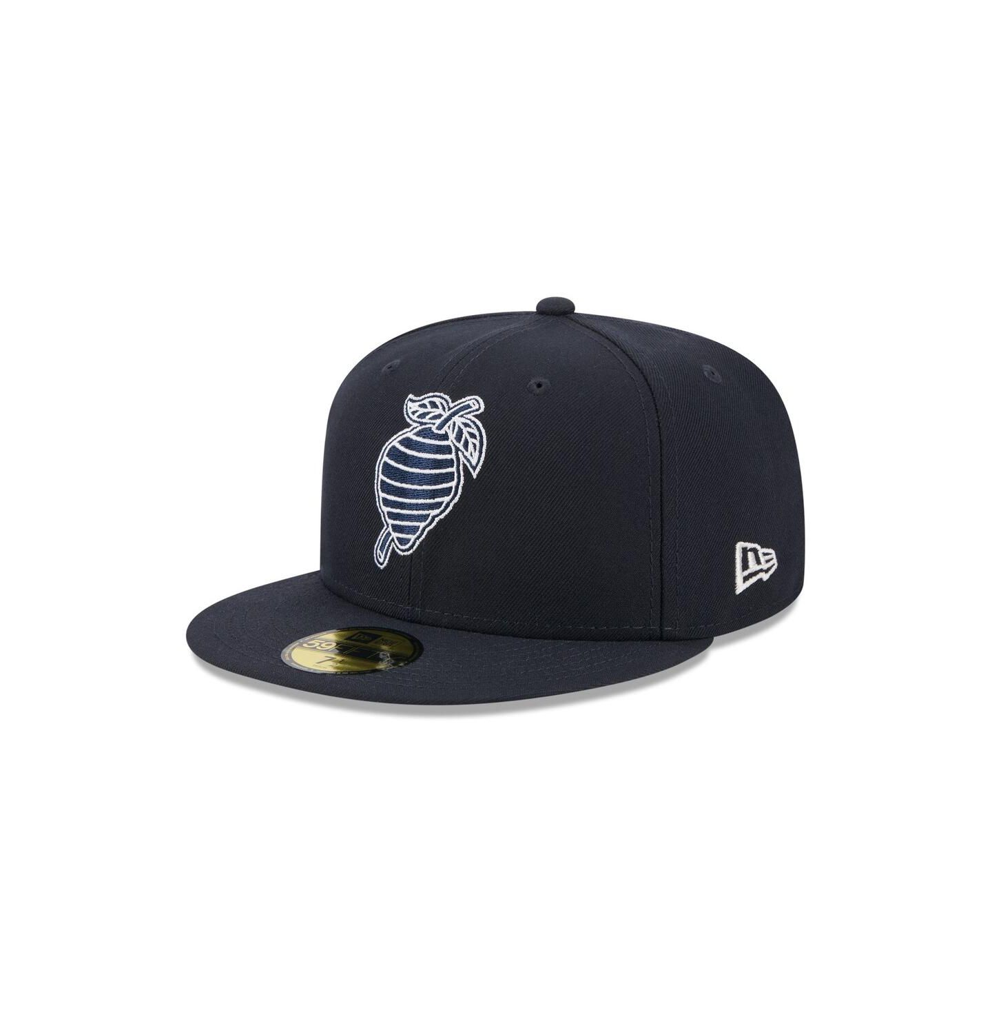 Мужская кепка New Era Navy Charlotte Knights Theme Nights 59FIFTY Fitted Hat — фото 1