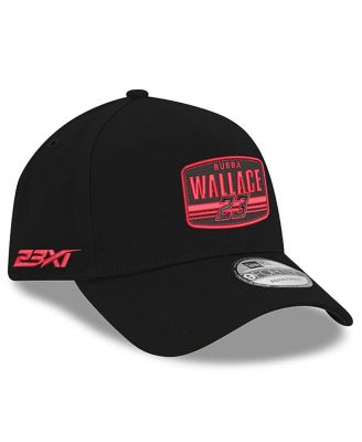 New Era - Men's Black Bubba Wallace 9FORTY A-Frame Patch Adjustable Hat
