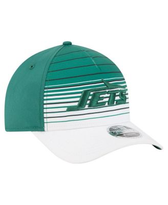 Men's White/Green New York Jets Adventure Gradient 9FORTY M-Crown A-Frame Adjustable Hat