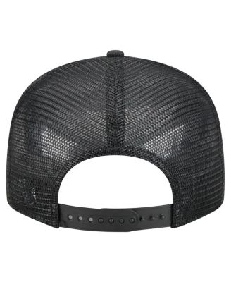 Men's Black Chicago White Sox Split Panel 9FIFTY Trucker Snapback Hat