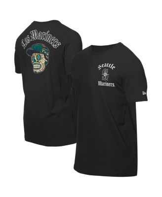 New Era - Men's Black Seattle Mariners Sugar Skulls T-Shirt