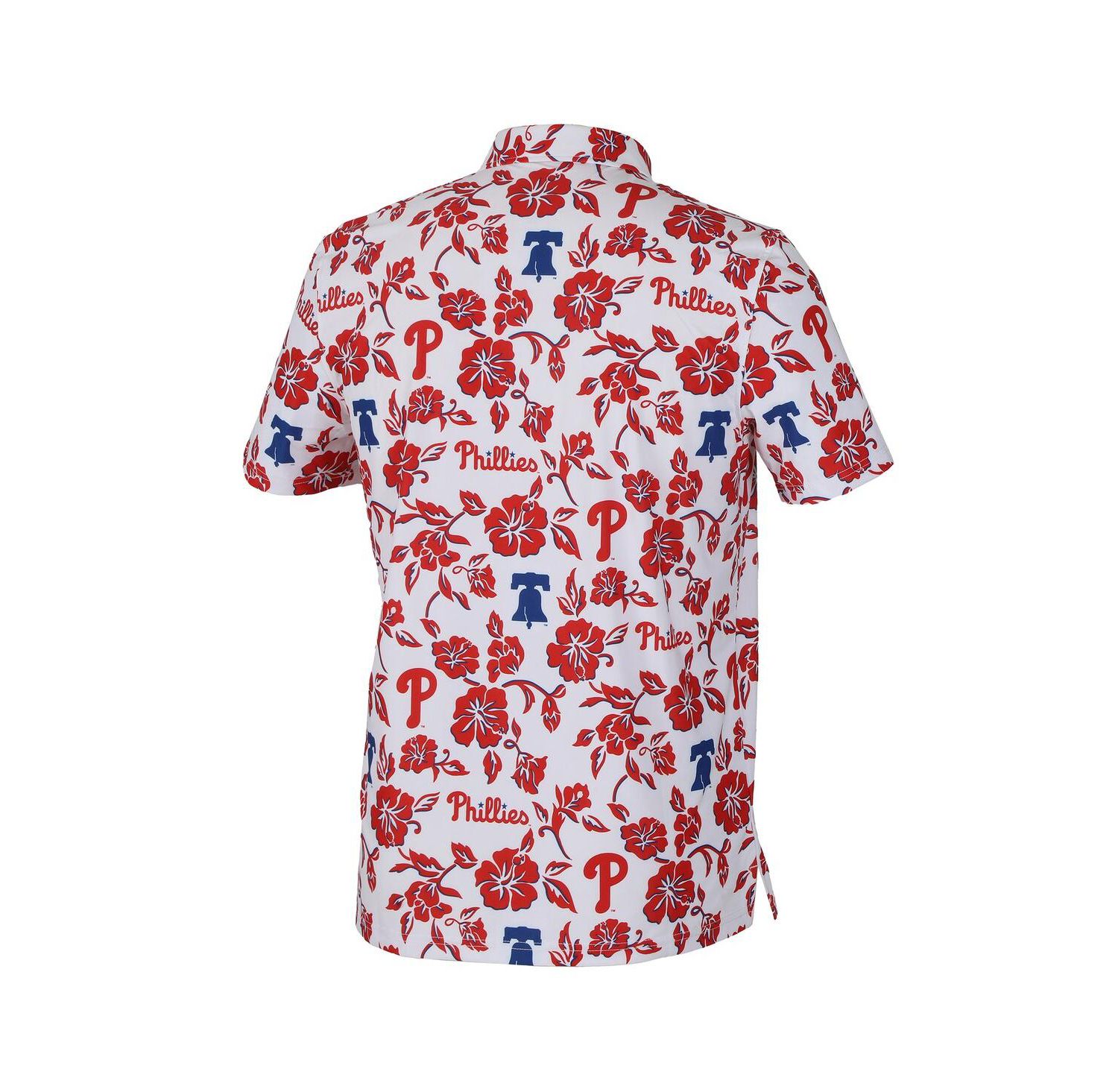 Men's White Philadelphia Phillies Pua Performance Polo Shirt
