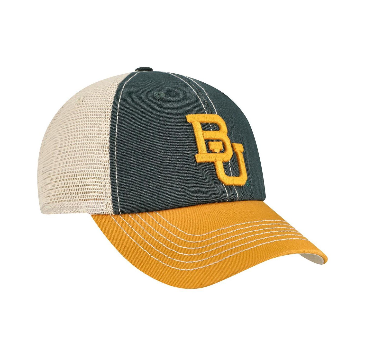 Men's Green/Gold Baylor Bears Off Road Adjustable Trucker Hat
