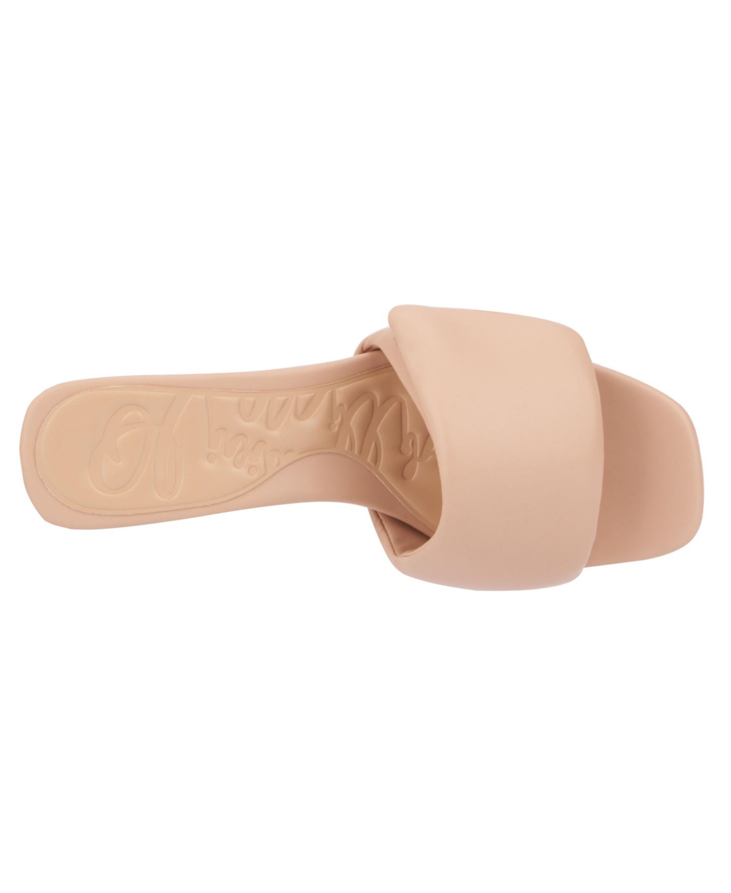 Женские сандалии Olivia Miller Allure Slide Kitten Heel, цвет: Бежевый / Хаки — фото 2