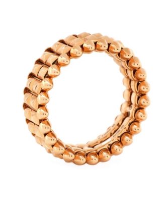 Double Row Clash de Cartier Ring 18K Rose Gold